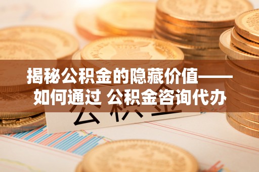 通城揭秘公积金的隐藏价值——如何通过 公积金咨询代办提取 优化财富管理