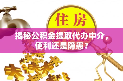 通城揭秘公积金提取代办中介，便利还是隐患？