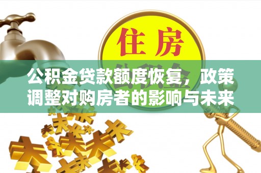 通城公积金贷款额度恢复，政策调整对购房者的影响与未来展望